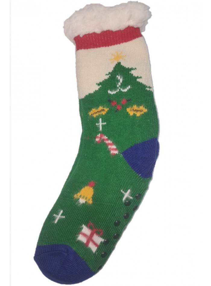 Set sosete de bumbac, imblanite cu motive de Craciun